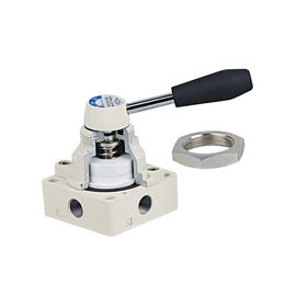 গুণমান  4HV Manual Pneumatic Control Valves , NBR Seal / TC Seal Pneumatic Lever Valve With Nut কারখানা